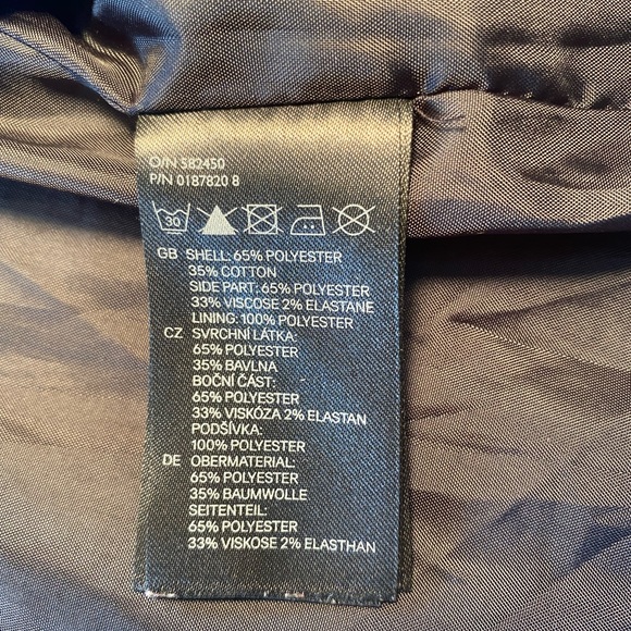 RQT women zip up vintage jacket 3X lined Hidden zipper, cotton shell, blazer - Picture 14 of 14